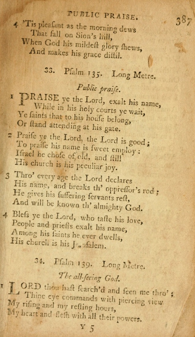 A Selection of Psalms and Hymns: done under appointment of the Philadelphian Association (2nd ed) page 405