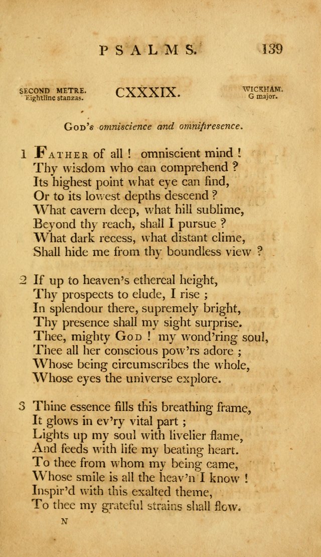 A Selection of Psalms and Hymns, Embracing all the Varieties of Subjects page 141