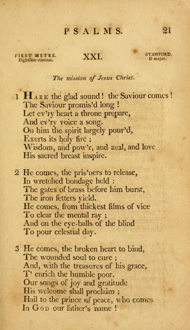 A Selection of Psalms and Hymns, Embracing all the Varieties of Subjects page 25
