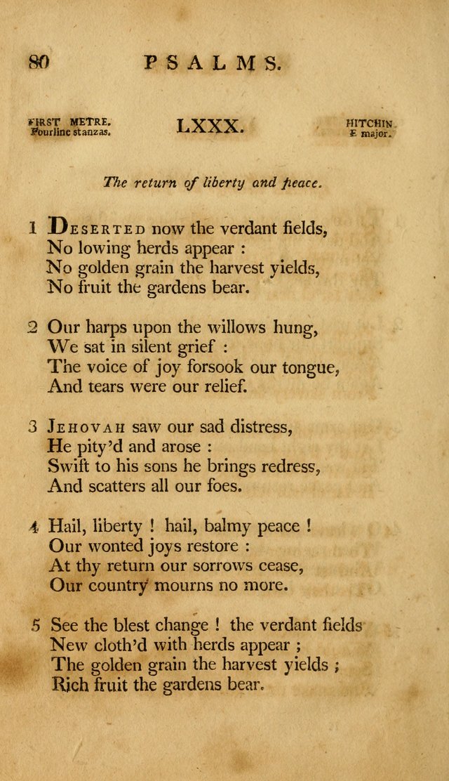 A Selection of Psalms and Hymns, Embracing all the Varieties of Subjects page 82
