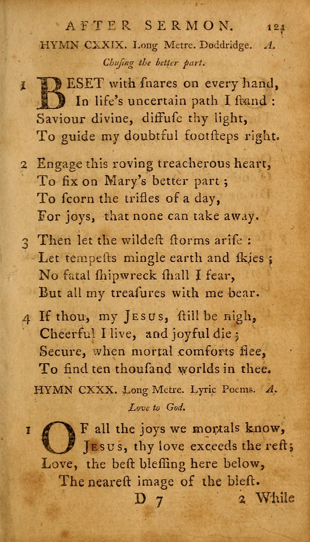 A Selection of Psalms and Hymns: done under the appointment of  the Philadelphian Association page 121