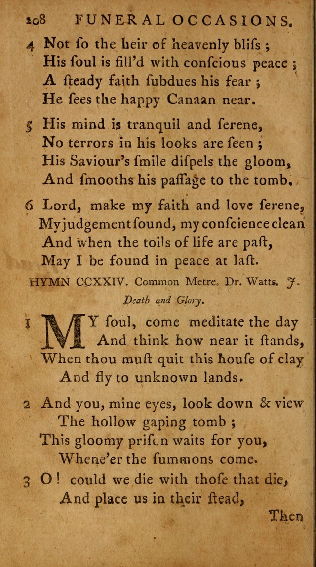 A Selection of Psalms and Hymns: done under the appointment of  the Philadelphian Association page 218