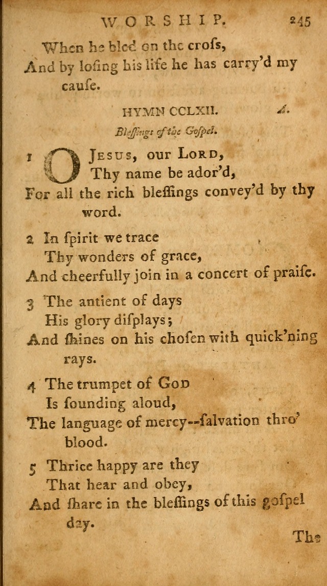 A Selection of Psalms and Hymns: done under the appointment of  the Philadelphian Association page 255