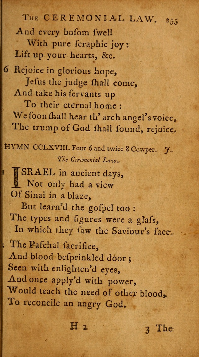 A Selection of Psalms and Hymns: done under the appointment of  the Philadelphian Association page 265