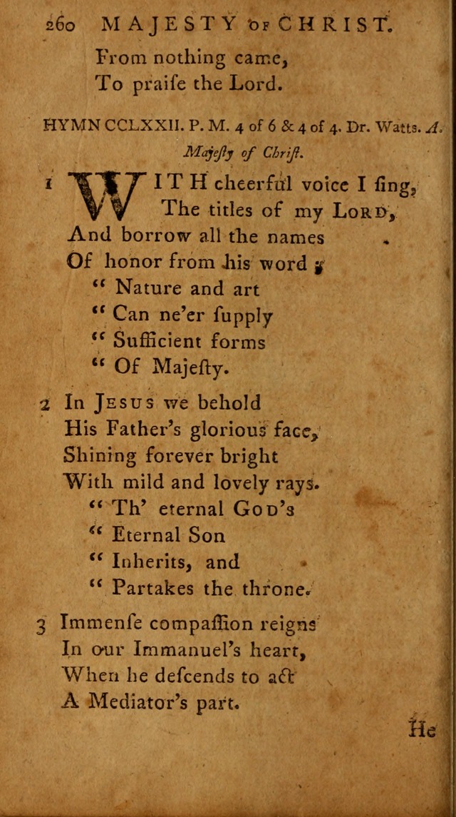 A Selection of Psalms and Hymns: done under the appointment of  the Philadelphian Association page 270