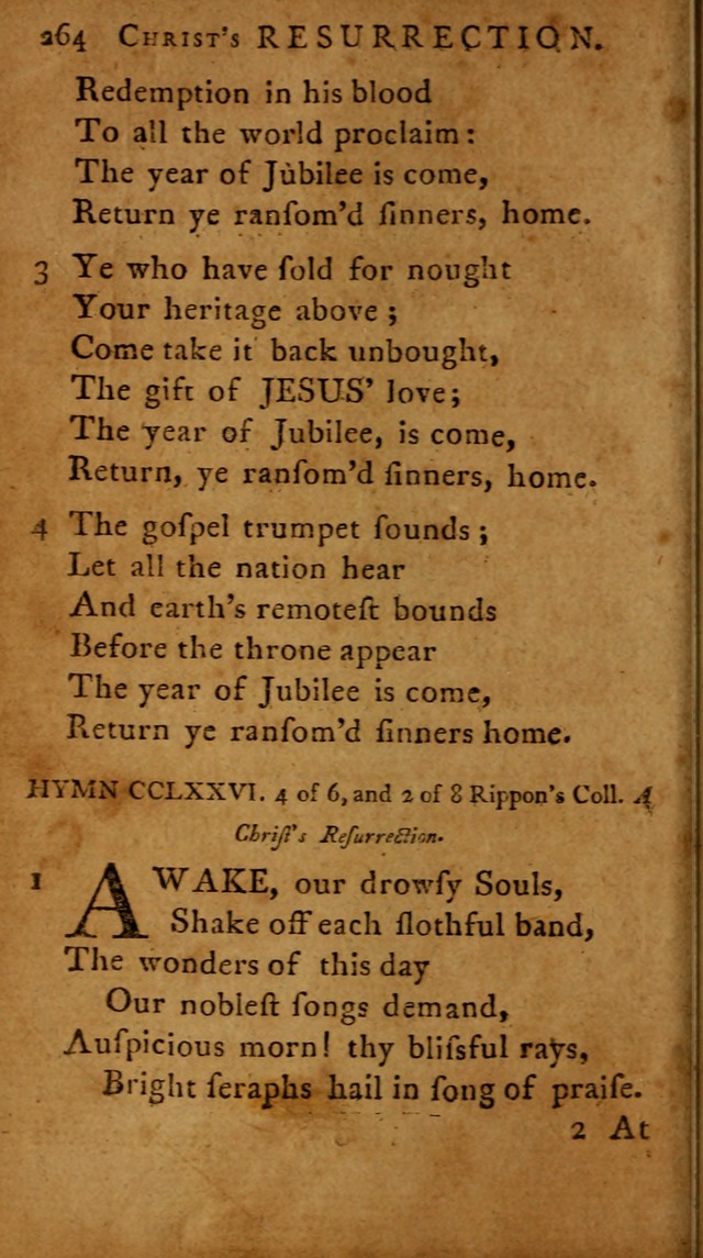 A Selection of Psalms and Hymns: done under the appointment of  the Philadelphian Association page 274