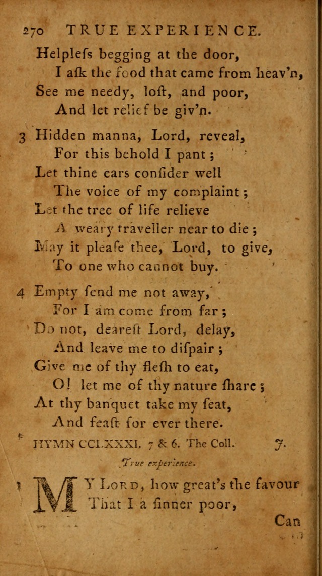 A Selection of Psalms and Hymns: done under the appointment of  the Philadelphian Association page 280