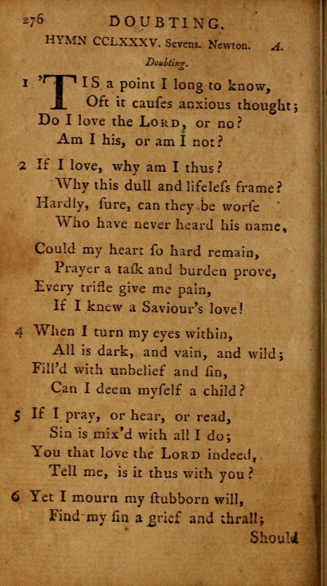A Selection of Psalms and Hymns: done under the appointment of  the Philadelphian Association page 286