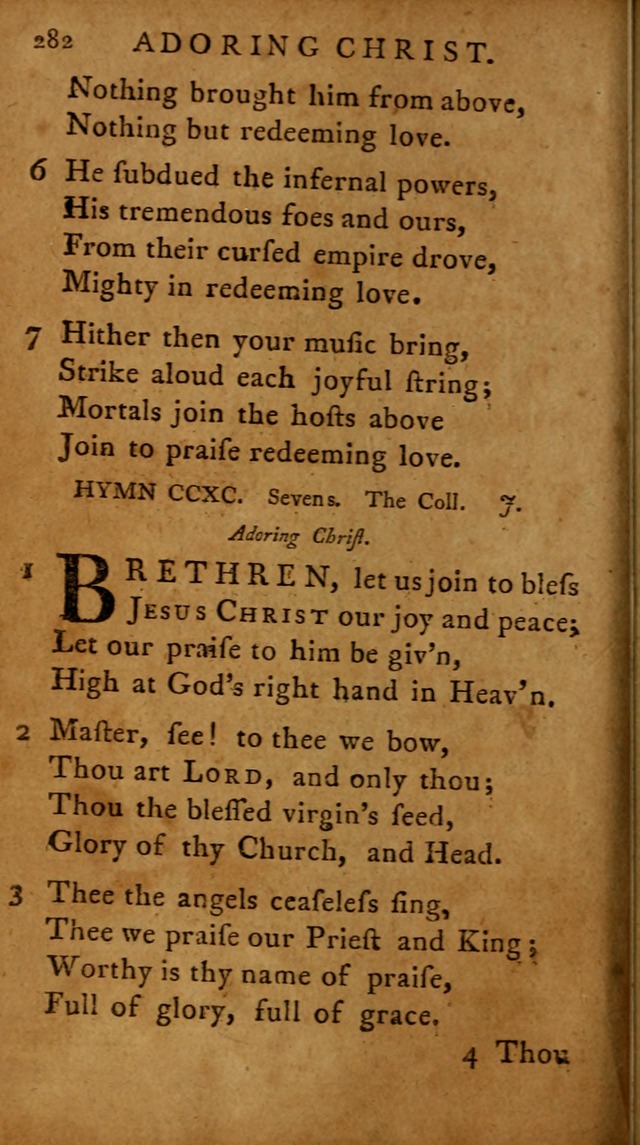 A Selection of Psalms and Hymns: done under the appointment of  the Philadelphian Association page 292