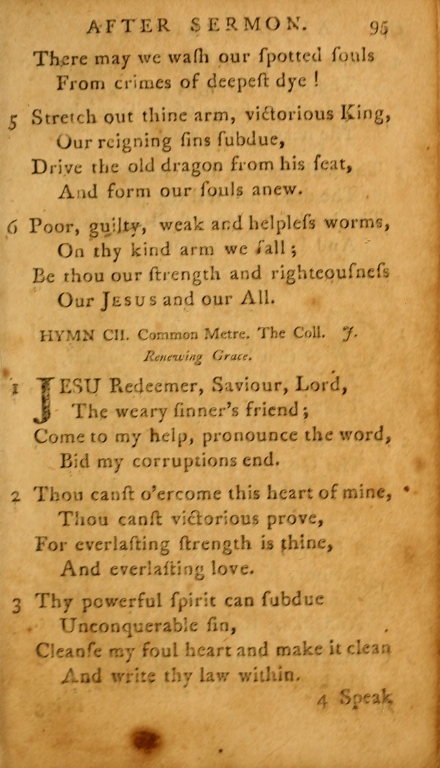 A Selection of Psalms and Hymns: done under the appointment of  the Philadelphian Association page 95