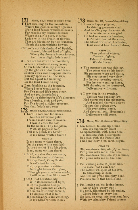 Songs of Peace, Love and Joy: for Sabbath Schools and Gospel Meetings page 122