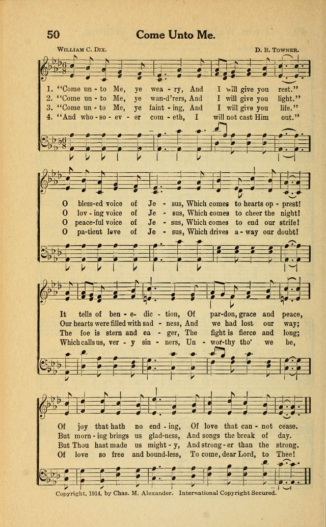 Select Revival Hymns : a collection of new and old hymns suitable for every department of church work, Bible school, young people