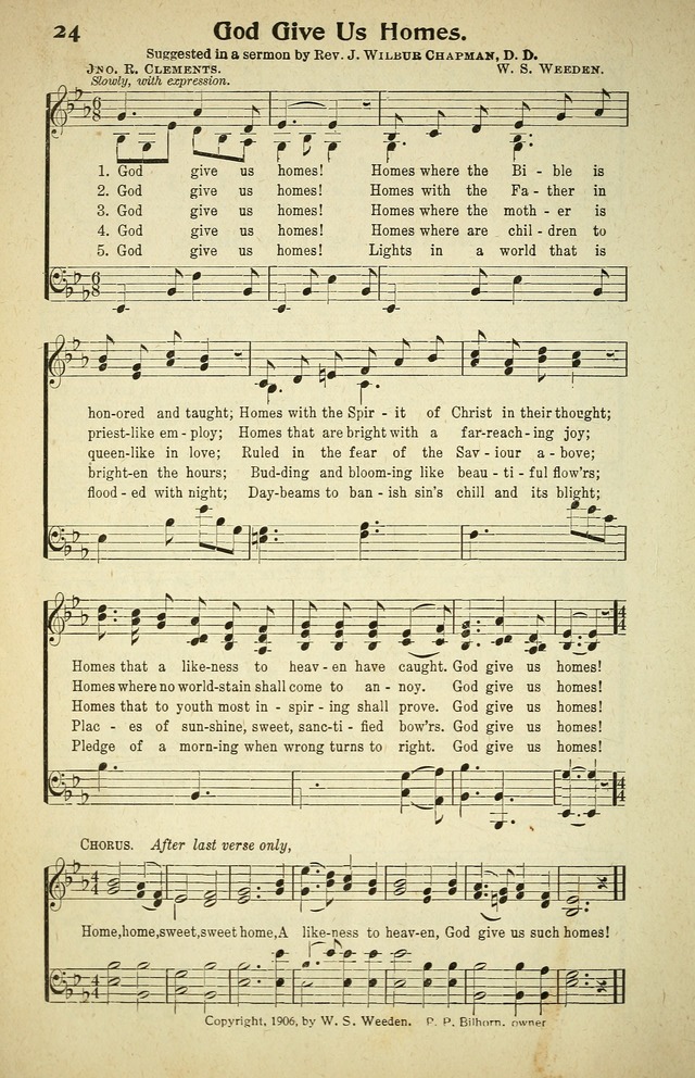 Songs of Redemption and Praise. Rev. page 22