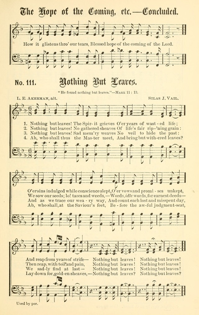 Sacred Songs No. 1: compiled and arranged for use in gospel meetings, Sunday schools, prayer meetings and other religious services page 113