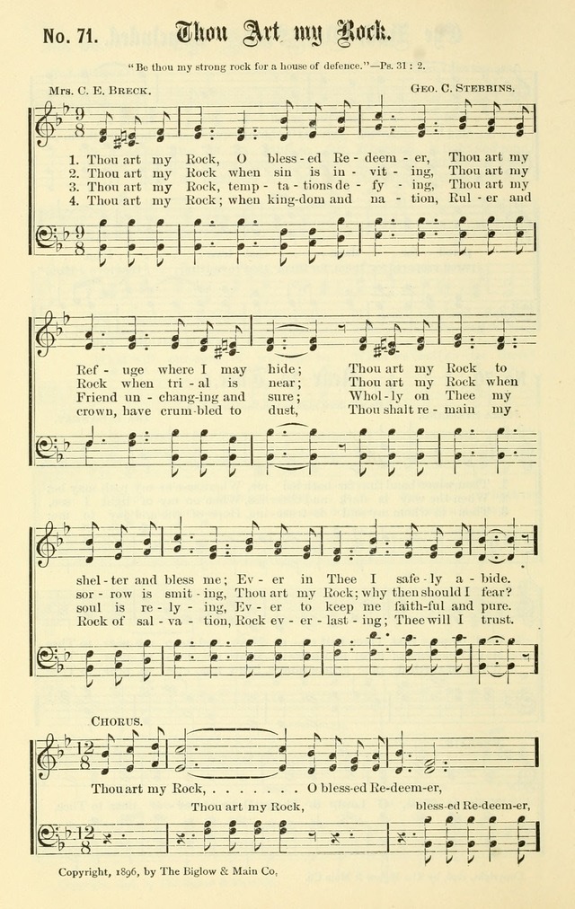 Sacred Songs No. 1: compiled and arranged for use in gospel meetings, Sunday schools, prayer meetings and other religious services page 72