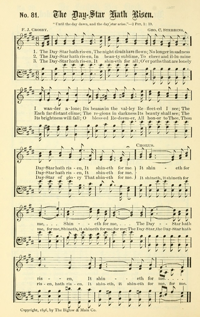 Sacred Songs No. 1: compiled and arranged for use in gospel meetings, Sunday schools, prayer meetings and other religious services page 82