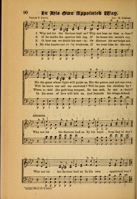 Sunlit Songs: for use in meetings for Christian worship or work page 90