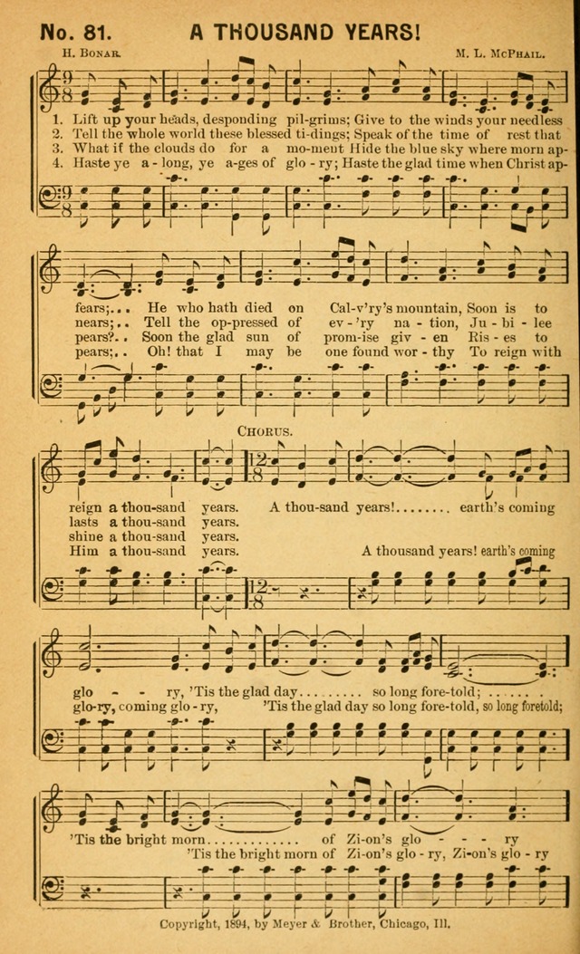 Sermons in Song: for use in Gospel meetings and other religious services page 85