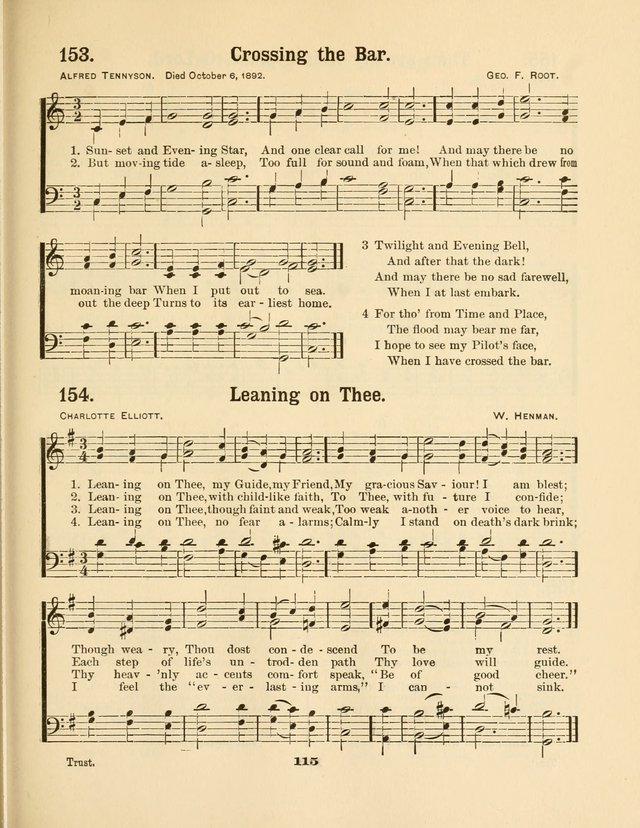 Select Songs No. 2: for the singing service in the prayer meeting; Sunday school; Christian Endeavor meetings page 115