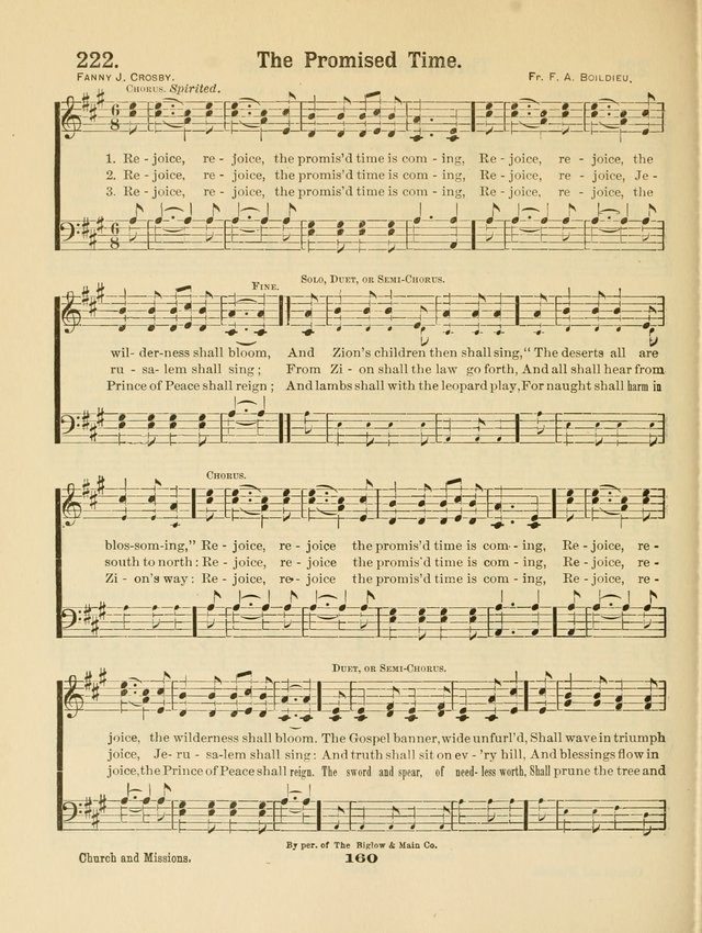 Select Songs No. 2: for the singing service in the prayer meeting; Sunday school; Christian Endeavor meetings page 160
