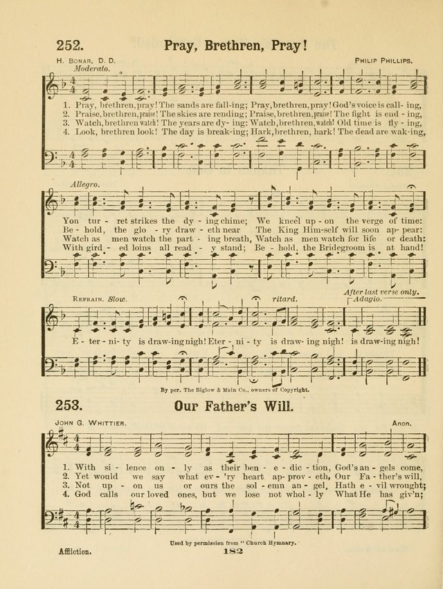Select Songs No. 2: for the singing service in the prayer meeting; Sunday school; Christian Endeavor meetings page 182