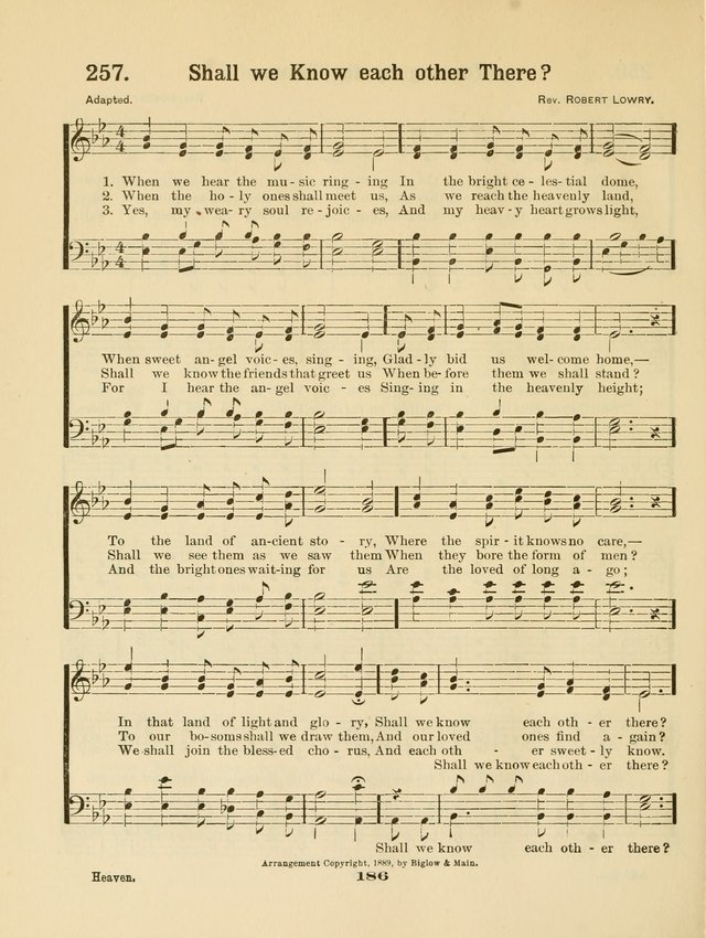 Select Songs No. 2: for the singing service in the prayer meeting; Sunday school; Christian Endeavor meetings page 186