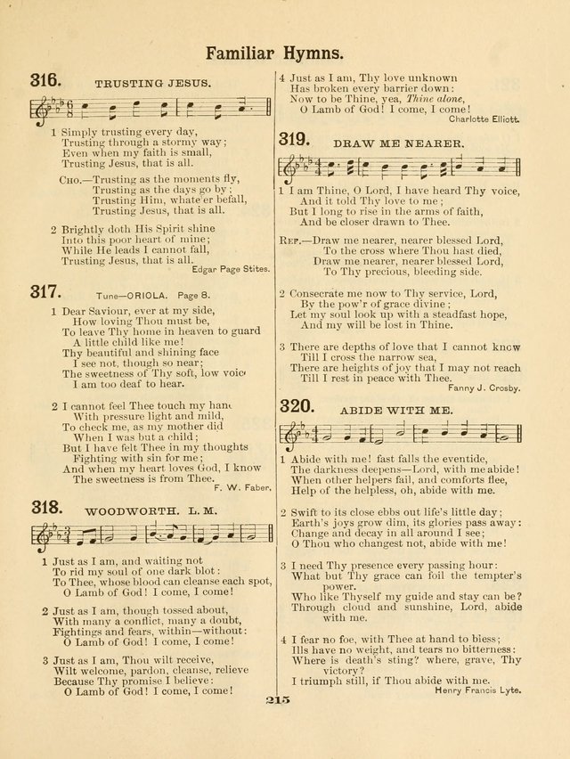 Select Songs No. 2: for the singing service in the prayer meeting; Sunday school; Christian Endeavor meetings page 215