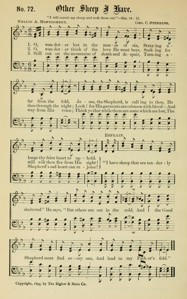 Sacred Songs No. 2 page 72