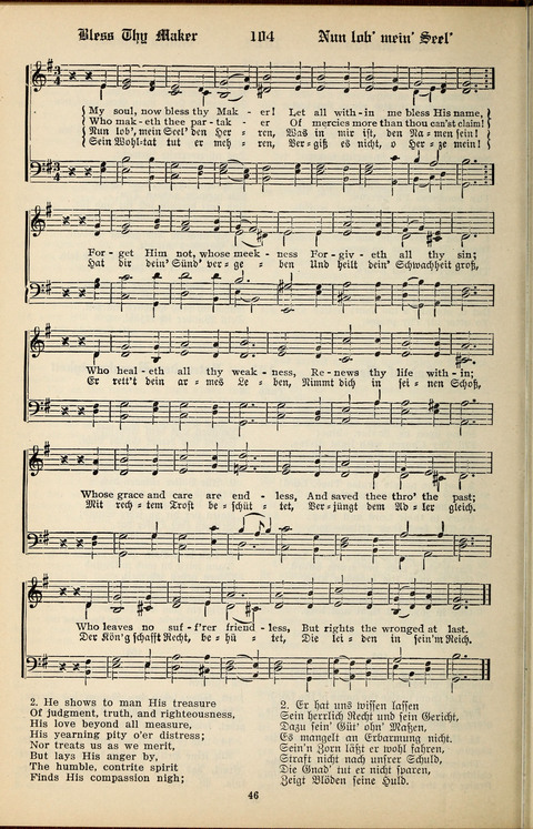The Selah Song Book (Das Sela Gesangbuch) (2nd ed) page 44