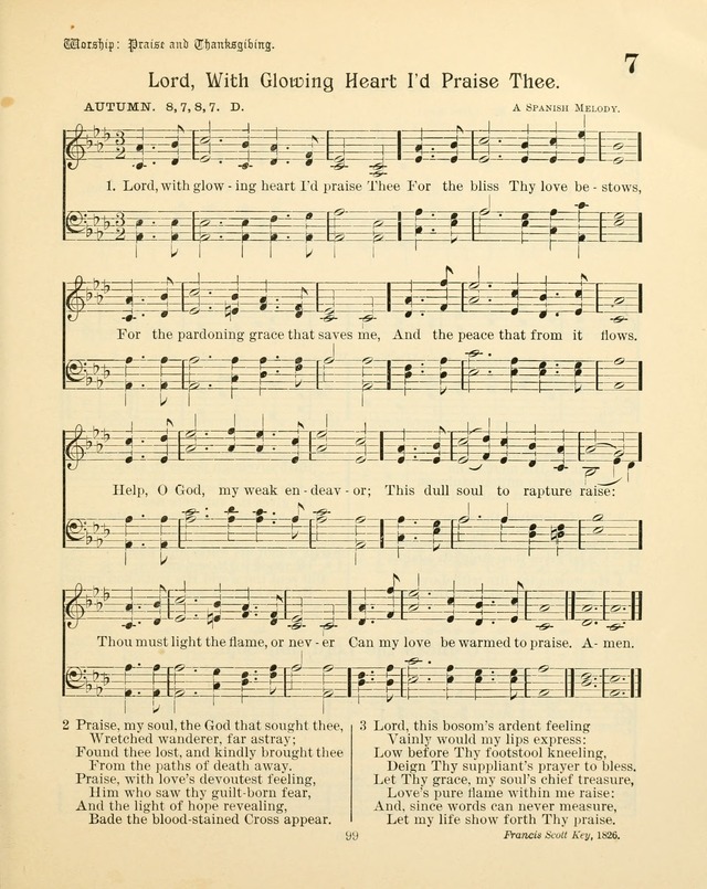 Sunday-School Book: with music: for the use of the Evangelical Lutheran congregations (Rev. and Enl.) page 101