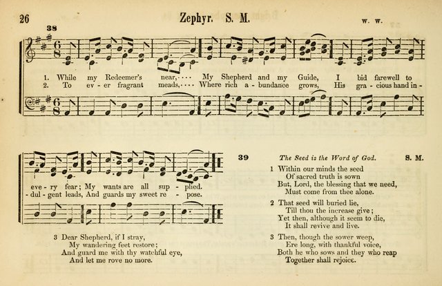 The Sabbath School: a complete collection of hymns and tunes for Sabbath schools, families, and social gatherings page 26