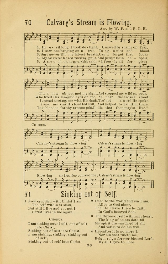 Songs and Solos used by the Christian Crusaders: in their Special Soul-Saving Work: and adapted for the church, grove, school, choir, and home page 57