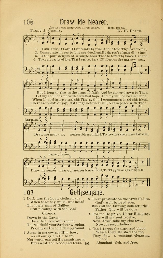 Songs and Solos used by the Christian Crusaders: in their Special Soul-Saving Work: and adapted for the church, grove, school, choir, and home page 85
