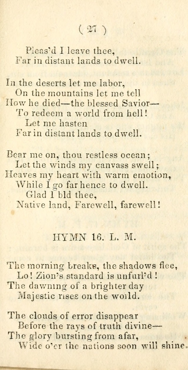 A Small Selection of Choice Hymns for the Church of Jesus Christ of       Latter Day Saints page 33