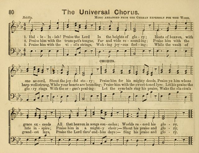 The Sweet Singer: a collection of hymns and tunes for Sunday-schools. Together with a variety suitable for day-schools, revival occasions, and the family circle page 80
