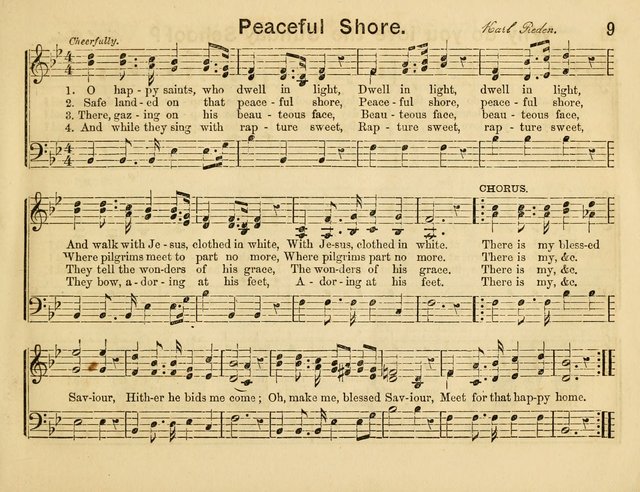 The Sweet Singer: a collection of hymns and tunes for Sunday-schools. Together with a variety suitable for day-schools, revival occasions, and the family circle page 9