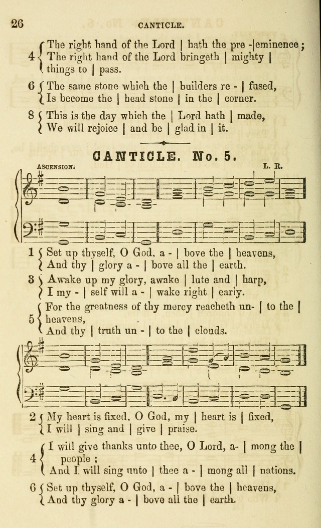 The Sunday School Chant and Tune Book: a collection of canticles, hymns and carols for the Sunday schools of the Episcopal Church page 26