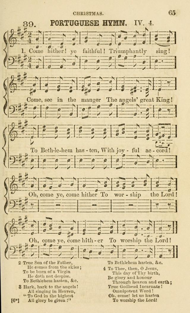 The Sunday School Chant and Tune Book: a collection of canticles, hymns and carols for the Sunday schools of the Episcopal Church page 65