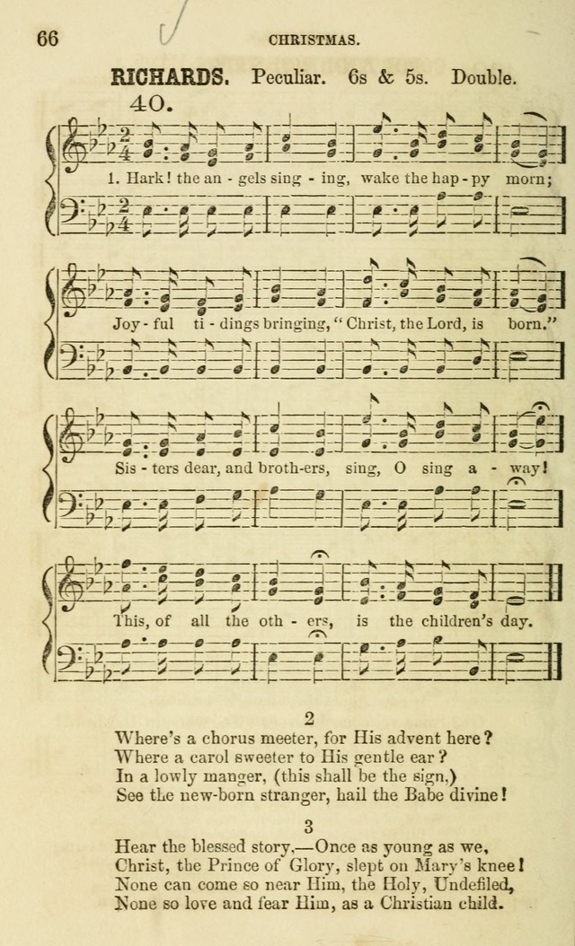 The Sunday School Chant and Tune Book: a collection of canticles, hymns and carols for the Sunday schools of the Episcopal Church page 66