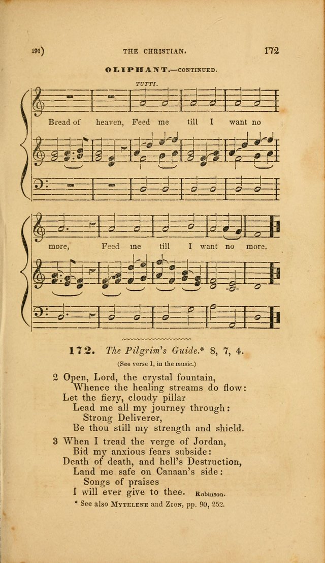 Sacred Songs for Family and Social Worship: comprising the most approved spiritual hymns with chaste and popular tunes page 191