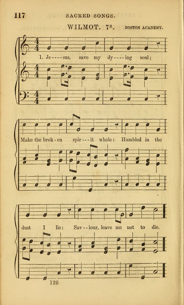 Sacred Songs for Family and Social Worship: comprising the most approved spiritual hymns with chaste and popular tunes ( New ed. rev. and enl.) page 128