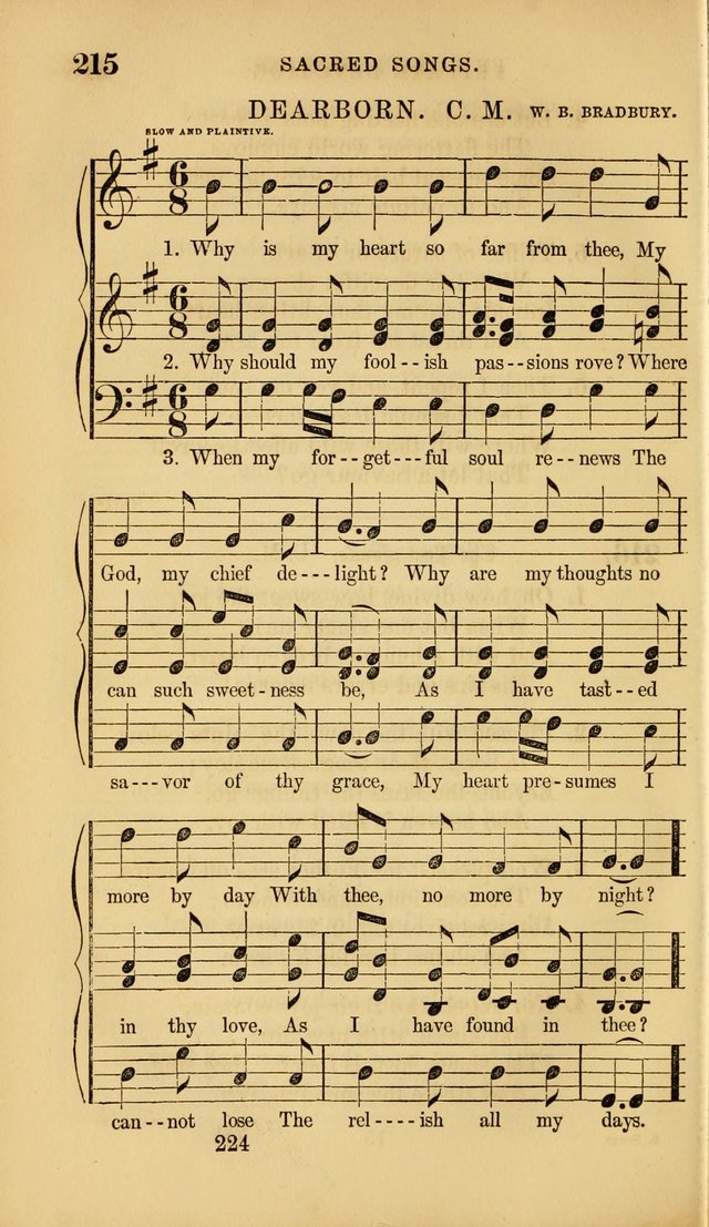 Sacred Songs for Family and Social Worship: comprising the most approved spiritual hymns with chaste and popular tunes ( New ed. rev. and enl.) page 226