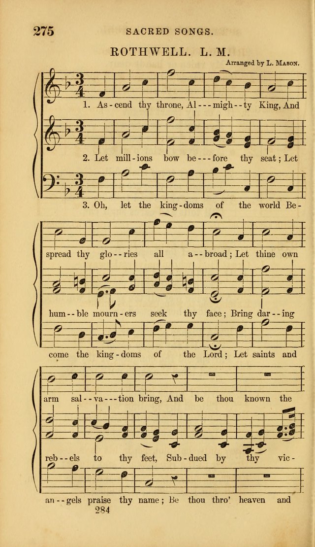 Sacred Songs for Family and Social Worship: comprising the most approved spiritual hymns with chaste and popular tunes ( New ed. rev. and enl.) page 286