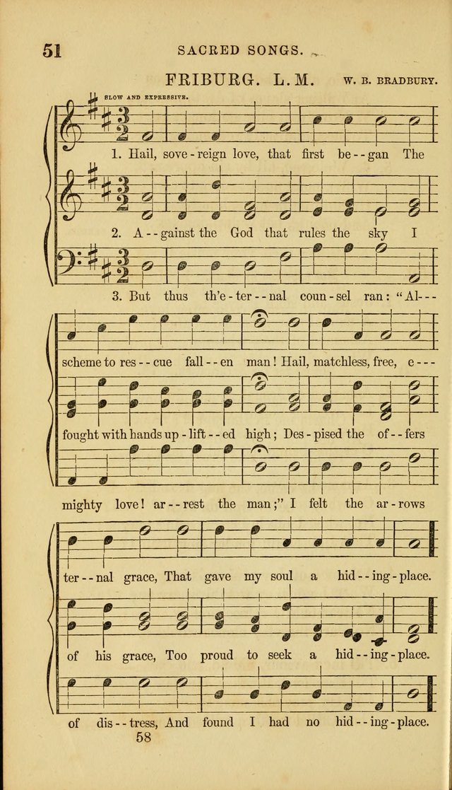 Sacred Songs for Family and Social Worship: comprising the most approved spiritual hymns with chaste and popular tunes ( New ed. rev. and enl.) page 58