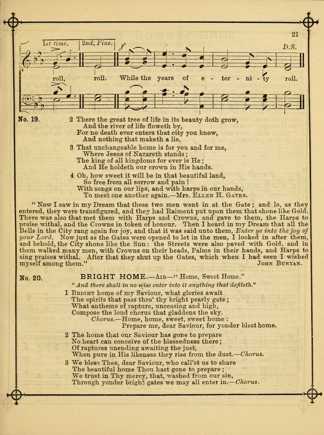 Song Sermons for General Use and Special Services page 21