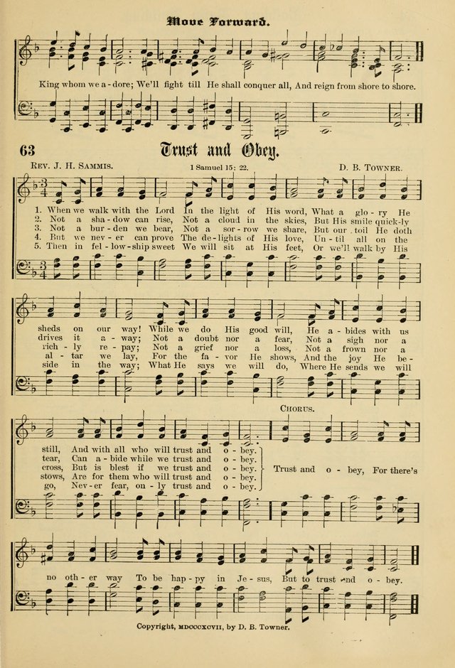 Sunday School Hymns No. 1 page 70