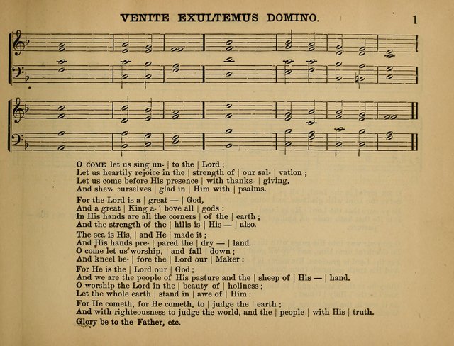 The Sunday School Hymnal: a collection of hymns and music for use in Sunday school services and social meetings page 1