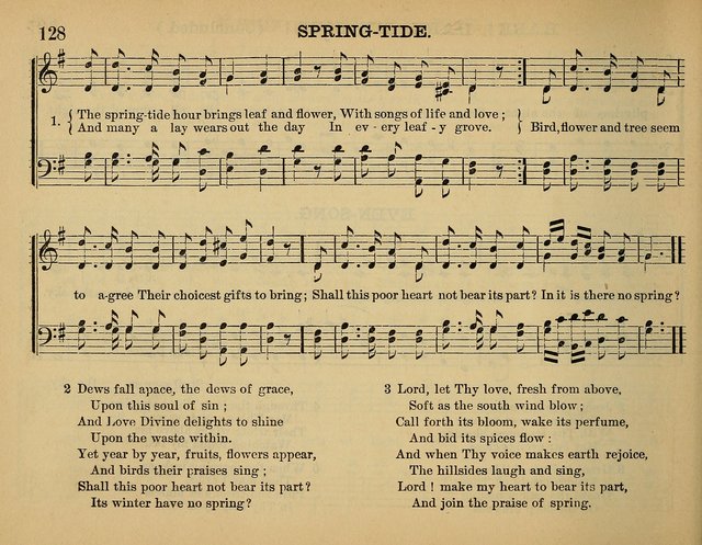 The Sunday School Hymnal: a collection of hymns and music for use in Sunday school services and social meetings page 128