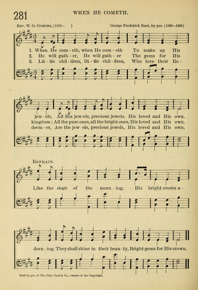 The Sunday School Hymnal: with offices of devotion page 289
