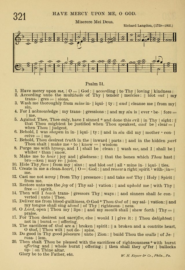 The Sunday School Hymnal: with offices of devotion page 325